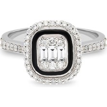 Noche Diamond 0,53 Karat Baget Pırlanta Yüzük