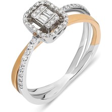 Noche Diamond 0.22 Karat Baget Pırlanta Yüzük