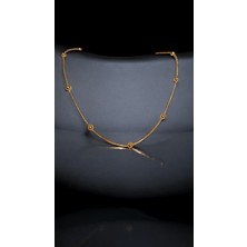 Wisteria Jewelry Gold Renk Toplu Zincir Çelik Kolye 316L