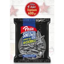 Paşa Kuruyemiş Siyah Ay Çekirdeği 150 gr x 4 Adet (TOPLAM 600 gr)