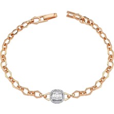 Noche Diamond 0,22 Karat Baget Pırlanta Bileklik