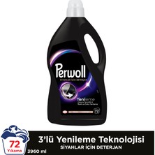 Perwoll Hassas Bakım Sıvı Çamaşır Deterjanı Siyah Yenileme 3960 ml