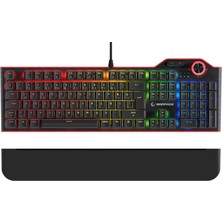 Rampage Hydra R6 Full Color RGB LED Gaming Pro Blue Switch Aluminyum Kaplama Multimedia Mekanik Klavye