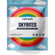 Refresh Chips Freeze Dry Kıtır Şeker - Dondurularak Kurutulmuş Şeker - Skybites - 80GR