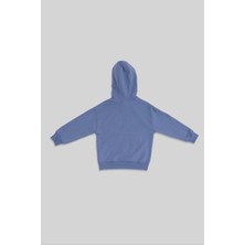 Minojoy Uthar Koloni Mavi Pamuklu Kapşonlu Erkek Çocuk Sweatshirt