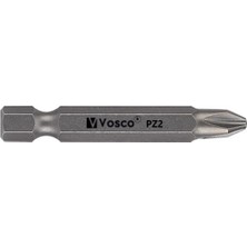 Vosco Bits Uç Matkap Ucu Tornavida Ucu Vidalama Ucu Pz2-75 mm - 1 Adet