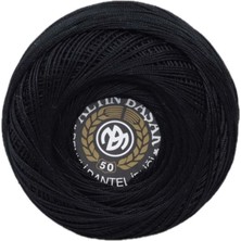 Altınbaşak Renkli Dantel Ipliği No:50 (20 Gr) - Siyah