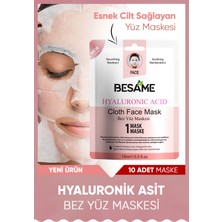 Besame Hyaluronik Asit Provitamin B5 Nem Bombası Kağıt Yüz Maskesi 10'lu Paket