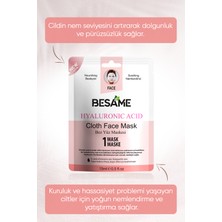 Besame Hyaluronik Asit Provitamin B5 Nem Bombası Kağıt Yüz Maskesi 10'lu Paket