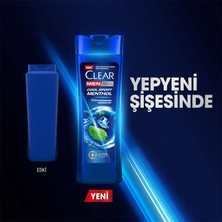 Clear Men Kepeğe Karşı Etkili Şampuan Cool Sport Menthol Ferahlatıcı Mentol Etkisi 350 ml x3