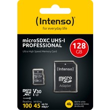 Intenso Uhs-I 128GB Sdxc Profesyonel Mikro Sd Kart