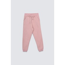 Zuzunga Basic Şardonlu Çift Cepli Eşofman Altı 3-10 Yaş Pudra