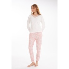 L40314W Adrian Kadın Pijama Takımı