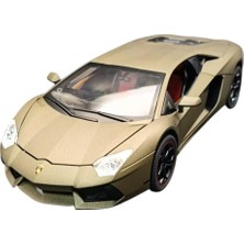 Farbu Metal Model Araba Lamborghini 5515,1:18 Ölçekli Kapılar Bagaj Kaput Açılır Sesli Işıklı Lamborghini