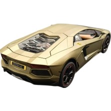 Farbu Metal Model Araba Lamborghini 5515,1:18 Ölçekli Kapılar Bagaj Kaput Açılır Sesli Işıklı Lamborghini