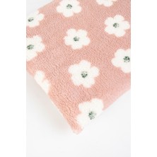Baby Kangaroo Peluş-Welsoft 13 Inç Pembe Çiçekli Desenli Bilgisayar Çantası, Laptop Kılıfı- Notebook Kılıfı-Evrak Çantası