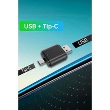 Torima TAB06 Mini 2in1 Kablosuz Carplay USB ve Type-C Uyumlu Araç Multimedya Dönüştürücü Adaptörü