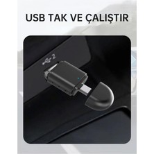 Torima TAB06 Mini 2in1 Kablosuz Carplay USB ve Type-C Uyumlu Araç Multimedya Dönüştürücü Adaptörü