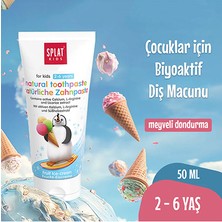 Splat Meyveli Dondurma Tadında 2-6 Yaş Çocuk Diş Macunu 50 Ml