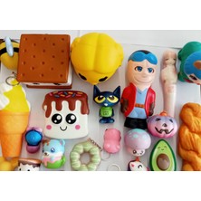 (24 Adet) Squishy 3 Farklı Boy ve Modellerde 3 Cm-20 cm Arası