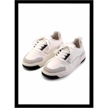 Bambi Beyaz Lame  Kadın Sneaker K01591513009