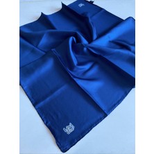 Levidor Tivil Ipek Eşarp 42056 Mavi Düz Renk