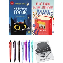 Kitap Kurdu Olmak İstemeyen Maya ve Mırıldanan Çocuk 2'li Set - Kalem