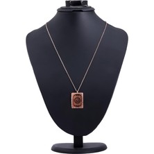 Zeynep Büyükbay Allah Lafz-I Celâl Bakır Kolye - Kişi Sevdiği ile Beraberdir