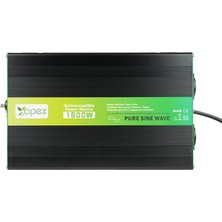 Apex NPS1500-24 Apex 1500W Şarjlı Tam Snüs Inverter 24V