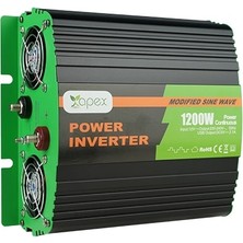 Apex NS1200-12 Apex 1200W Modifiye Snüs Inverter 12V