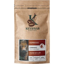 Keyifsas Coffee Brezilya Espresso Cerrado Kahvesi 1 kg Çekirdek Veya Öğütülmüş