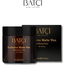 Batçı Hair Ateliler Exclusive Matte Güçlü Tutucu Saç Şekillendirici Mat Wax 100ML