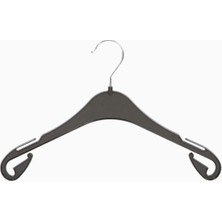 Olgun Home 10 Adet Plastik Çentikli Elbise Askısı Döner Başlıklı Kıyafet Askı 38 cm T38