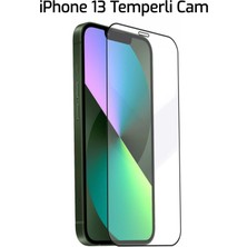 Apple iPhone 13 Uyumlu Tam Kaplayan 5d Temperli Cam Koruma Ekran Koruyucu