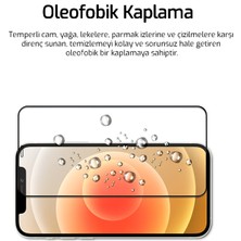 Apple iPhone 13 Uyumlu Tam Kaplayan 5d Temperli Cam Koruma Ekran Koruyucu