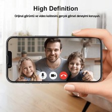 Apple iPhone 13 Uyumlu Tam Kaplayan 5d Temperli Cam Koruma Ekran Koruyucu