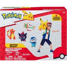 Pokemon Battle Ash’li 6’lı Figür Seti