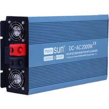 Mexxsun 12 V Volt 2000 W Watt Modifiye Sinus Akü Şarjlı Inverter 220 Volt Çevirici Invertör