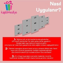 Kapbirhediye Bebek/çocuk Odası  Mdf Özel Tasarım Duvar Tablo Seti 6 Parça