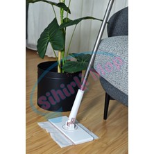 Sihirli Mop Islak Mendil ve Tüm Bezlerle Uyumlu Sıkıştırmalı Kıskaçlı Mop 25cm Orta Boy