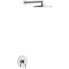 Teska Misis Tek Yönlü Yuvarlak Duş Seti - Krom