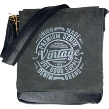 Kaliteli Su Geçirmez Kanvas Postacı Çantası Western Bag 25 cm x 30 cm