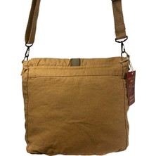 Old Cotton Cargo Kaliteli Vintage Salaş Kapaklı Disayn  Günlük Okul Gezi Postacı Omuz Çantası 27X30CM