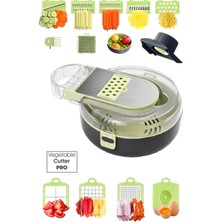 Berdina Home Vegetable Cutter Pro Rende Sebze Soğan Küp Doğrayıcı Dilimleyici Hazneli Kesici Dicer Rende Seti