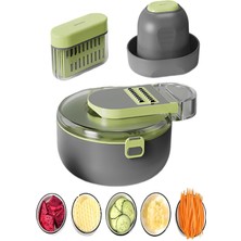 Berdina Home Vegetable Cutter Pro Rende Sebze Soğan Küp Doğrayıcı Dilimleyici Hazneli Kesici Dicer Rende Seti