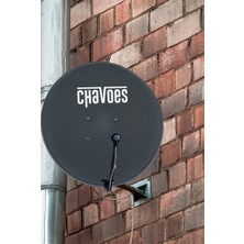 Chavoes Çanak Anten 85CM Delikli Rüzgara Dayanıklı + Ikili Lnb (Premium Paket)