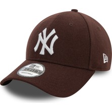 New Era New York Yankees Kahverengi Melton Yün Şapka 60580689