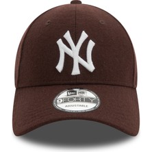 New Era New York Yankees Kahverengi Melton Yün Şapka 60580689