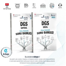 Nettekurs Yayınları Dgs Sözel - Sayısal Konu Anlatım E-Kitap Paketi