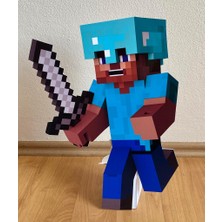Okart Tasarım Minecraft Masaüstü Ayaklı Pano